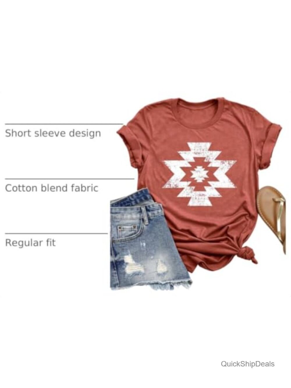 Women's Country Music Beer Graphic T-Shirt Cotton Blend Crew Neck - Picture 3 of 3